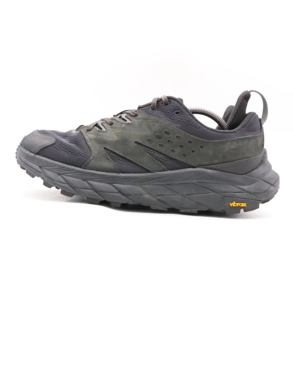 Hoka One One Anacapa Breeze Low Men's 13 D Shoes Triple Black 1127920 BBLC